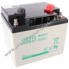 SSB SBLV40-12i 12V 42Ah AGM �lom Akkumul�tor