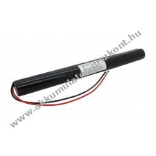 Helyettes�t� Akkumul�tor v�szvil�g�t�s L1x6 Sub-C 7,2V 1800mAh 200mm egyoldali k�bellel NiCd