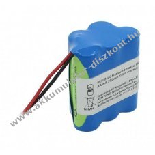 Helyettes�t� Akkumul�tor v�szvil�g�t�s AA Mignon ceruza 6,0V 1800mAh 200mm egyoldali k�bel 1db/csomag NiMH