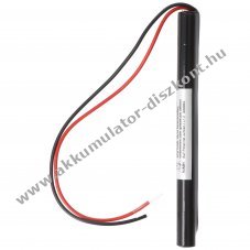 Vszvilgts Akkumultor NiMH 3,6V 600mAh L1x3 Micro AAA 20cm vezetkkel