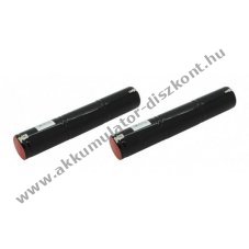 Helyettes�t� Akkumul�tor v�szvil�g�t�s 7,2V 4500mAh 2x L1x3 Mono D Faston Saftura 6VTD137 NiCd