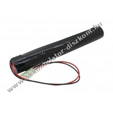 Helyettes�t� Akkumul�tor v�szvil�g�t�s D (g�li�t) 4,8V 4500mAh 1db/csomag 300mm k�bellel NiCd