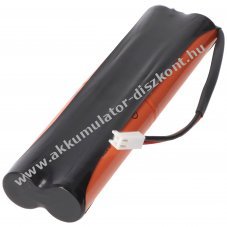 Helyettes�t� Akkumul�tor v�szvil�g�t�s L2x2 4/3A 4,8V 3700mAh GP400LAHT4S6 100mm k�bel csatlakoz� NiMH