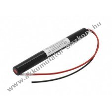 Helyettes�t� Akkumul�tor v�szvil�g�t�s AA Mignon ceruza 3,6V 1800mAh 200mm k�bel NiMH