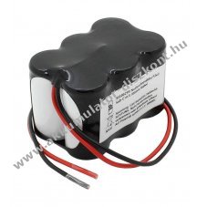 Helyettes�t� Akkumul�tor v�szvil�g�t�s Akkumul�tor Sub-C F2x3 3,6V 3600mAh 300mm k�bel NiCd
