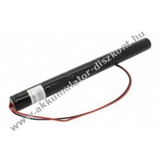 Helyettes�t� v�szvil�g�t�s Akkumul�tor 7,2V 4000mAh L1x6 C (b�bi m�ret) 300mm k�bellel NiMH