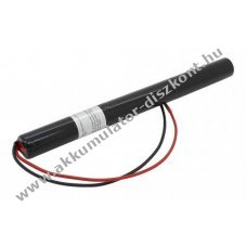 Helyettes�t� Akkumul�tor v�szvil�g�t�shoz 3,6V 3600mAh L1x3 4/3A 200mm k�bel NiMH