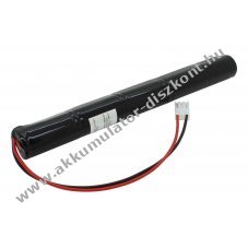 Helyettes�t� Akkumul�tor v�szvil�g�t�s Beghelli 415.021.000 6,0V 1800mAh Sub-C 200mm csatlakoz� NiCd