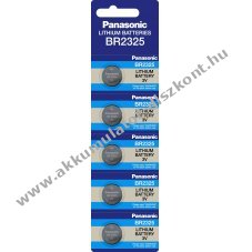 Panasonic BR2325 3V 165mAh l�tium gombelem 5db/csomag