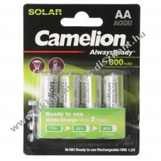 Camelion AlwaysReady AA Mignon ceruza Akkumul�tor 1,2V 800mAh 4db/csomag NiMH