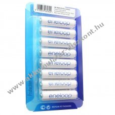 Panasonic eneloop HR-4UTGB AAA (Micro) Akkumul�tor 1,2V 800mAh 8db/csomag 2db tok NiMH