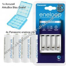 Panasonic BQ-CC51H t�lt� �s 4db eneloop AA Mignon ceruza Akkumul�tor NiMH