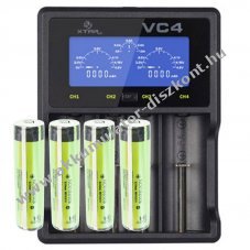 Helyettes�t� Akkumul�tor Panasonic 18650 3,7V 3400mAh 4db/csomag LCD gyorst�lt� Li-Ion