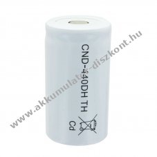 Helyettes�t� Akkumul�tor Mono Industrie D (g�li�t) 1,2V 4400mAh NiCd