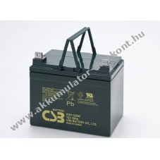 CSB AGM �lom Akkumul�tor 12V 39Ah M6 lapos p�lus