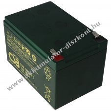 CSB AGM �lom Akkumul�tor 12V 12Ah Faston 6,3mm 151x98x100mm ciklus�ll� standby
