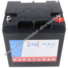 CSB CTL 28-12 12V 28Ah Akkumul�tormul�tor M5 bels� menettel