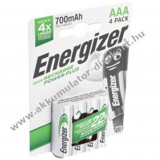 Energizer Power Plus AAA (mikro) Akkumul�tor 1.2V 700mAh 4db/csomag NiMH