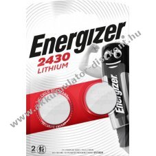 Energizer gombelem CR2430 3V 2db/csomag l�tium