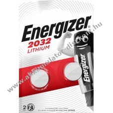 Energizer CR2032 3V gombelem 2db/csomag Lithium