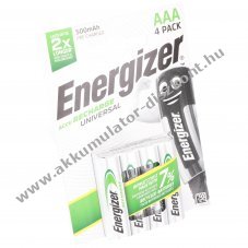 Energizer Universal AAA (mikro) Akkumul�tor 1.2V 500mAh 4db/csomag NiMH