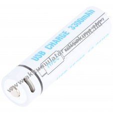 Helyettes�t� Akkumul�tor 18650 3,7V 3300mAh Li-ion