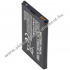 Helyettes�t� Akkumul�tor ZTE MF63 t�vvez�rl� 3,7V 1700mAh LI3717T42P3H654458 Li-Ion
