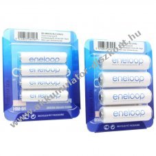 Panasonic eneloop Standard AA Mignon ceruza Akkumul�tor 1,2V 2000mAh 4db/csomag + 4db AAA Micro NiMH