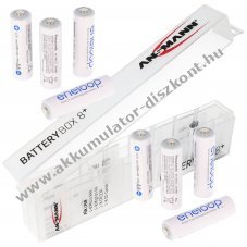 Panasonic eneloop AA Mignon ceruza Akkumul�tor 1.2V 2000mAh 8db/csomag NiMH