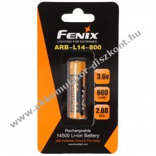 Fenix ARB-L14-800 AA Mignon ceruza Akkumul�tor 3,6V 800mAh Li-Ion