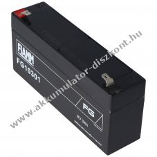 Fiamm FG10301 6,0V 3000mAh Akkumul�tor AGM �lom-zsel�s