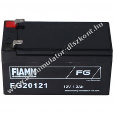FIAMM FG20121 12V 1200mAh 4,8mm Faston AGM �lom-zsel�s Akkumul�tor