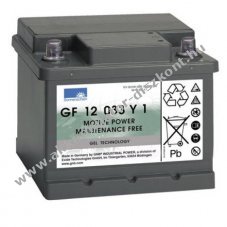 Exide Dryfit GF 12 033 Y 1 12V 32500mAh Akkumul�tor AGM �lom-zsel�s