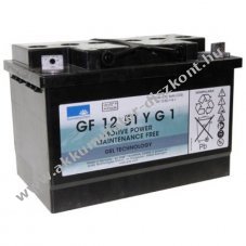 Exide Dryfit GF 12 051 Y G1 12V 51000mAh AGM �lom-zsel�s
