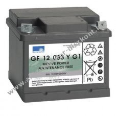 Exide Sonnenschein Dryfit GF 12 033 Y G1 Akkumul�tor 12V 32,5Ah M6 csavarkapocs AGM �lom-zsel�s
