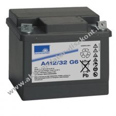 Exide Sonnenschein Dryfit A412/32 G6 12V 32000mAh M6 csavaros saru Akkumul�tor AGM �lom-zsel�s