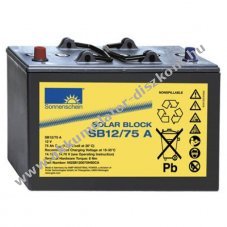 Exide Sonnenschein Solar Block SB12/75 Akkumul�tor 12V 75000mAh AGM �lom-zsel�s