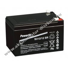 Exide Powerfit S312/12 SR Akkumul�tor 12V 12000mAh Faston6,3mm AGM �lom-zsel�s