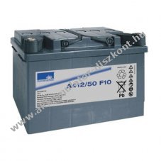 Exide Sonnenschein Dryfit A412/50 F10 12V 50000mAh M10 csavaros csatlakoz�s AGM �s �lom-zsel�s