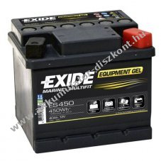 Exide Equipment Gel ES 450 (G40) Akkumul�tor 12V 40000mAh AGM �lom-zsel�s