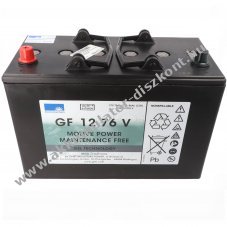 Exide Dryfit Traction Block GF12076V 12V 76000mAh Akkumul�tor AGM �s �lom-zsel�s