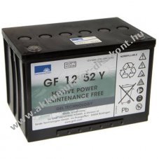 Exide Dryfit GF 12 052 Y O 12V 52700mAh Akkumul�tor AGM �lom-zsel�s