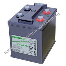 Exide Marathon L2V470 2V 470000mAh M8 csavaros Akkumul�tor AGM �lom-zsel�s