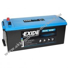 Exide Dual EP2100 Akkumul�tor 12V 240Ah AGM �s �lom-zsel�s