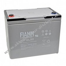 Fiamm 12FGL80 12V 80000mAh Akkumul�tor AGM �lom-zsel�s