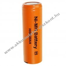 Helyettes�t� Akkumul�tor Panasonic HHR120 4/5 AA Akkumul�tor 1,2V 1200mAh modell�p�t� NiMH
