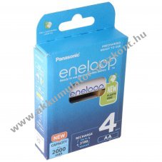 Panasonic eneloop Standard AA Mignon ceruza HR-3UTG Akkumul�tor 1,2V 2000mAh 4db/csomag NiMH