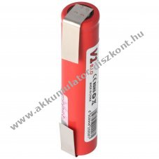 IMR14650 3,7V l�tium Akkumul�tormul�tor U alak� forraszt�f�llel