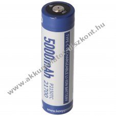 21700 Li-ion Akkumul�tormul�tor 5000mAh 3,7V PCB v�delemmel USB-C t�lt�si lehet�s�ggel