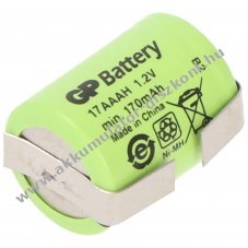 KAN 1/3AAA (Micro) Akkumul�tor 1,2V 150mAh ipari 15,00x10,00mm forrf�l U-alak� NiMH